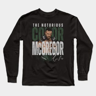 Conor McGregor The Notorious Bold Long Sleeve T-Shirt